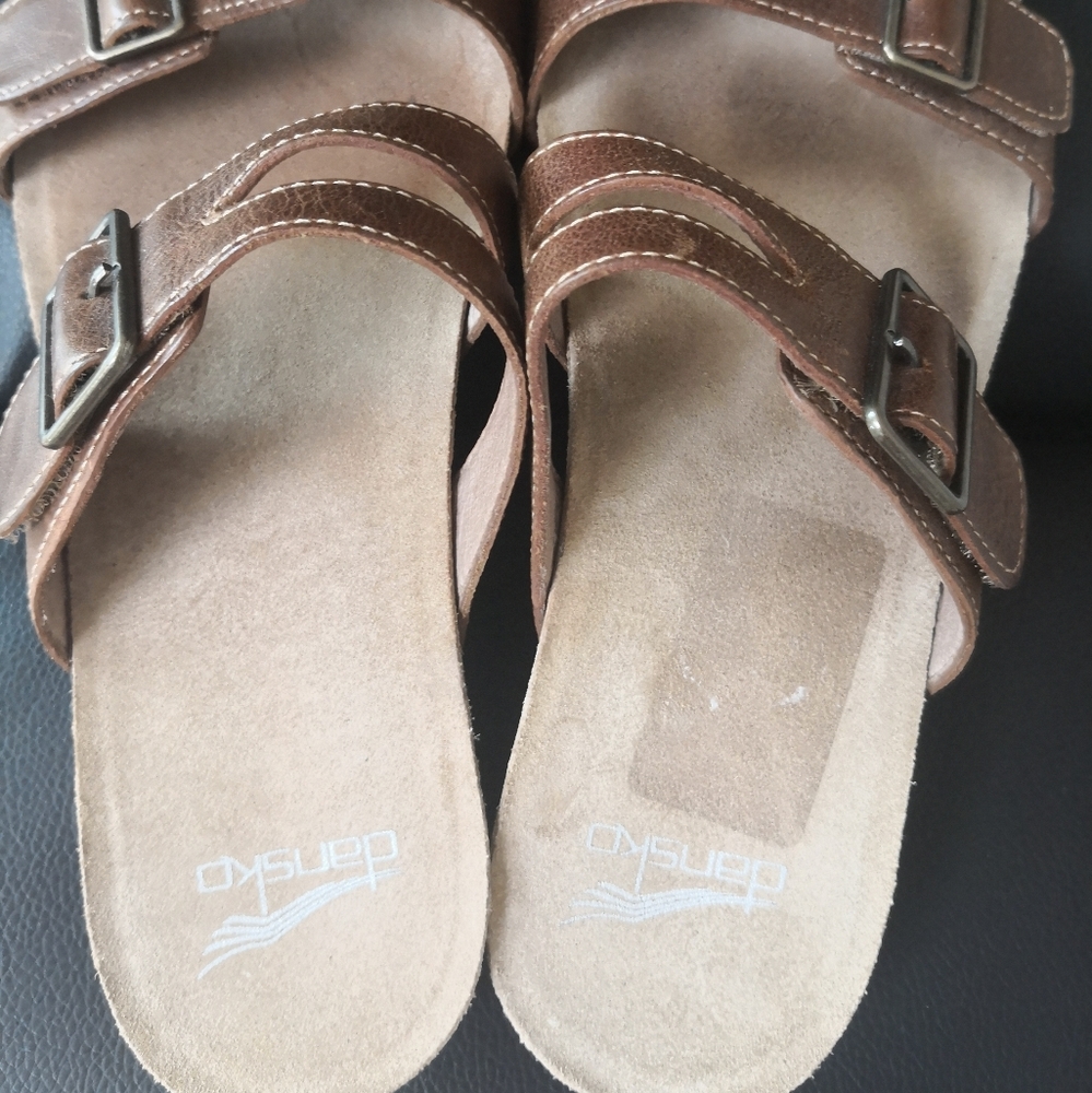 Dansko Brown Leather Sandals EU39 - Picture 5 of 16